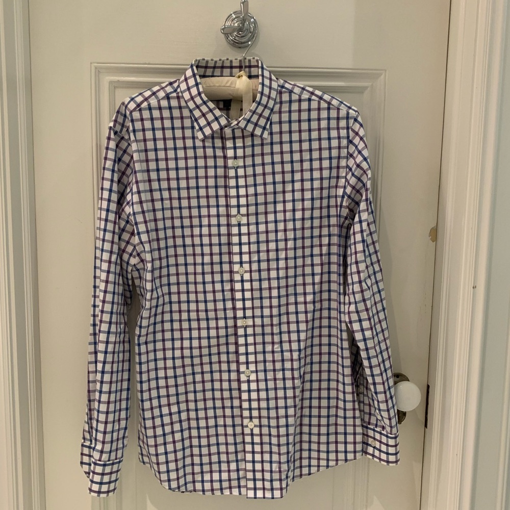 Banana Republic Men’s Plaid Long Sleeve Shirt